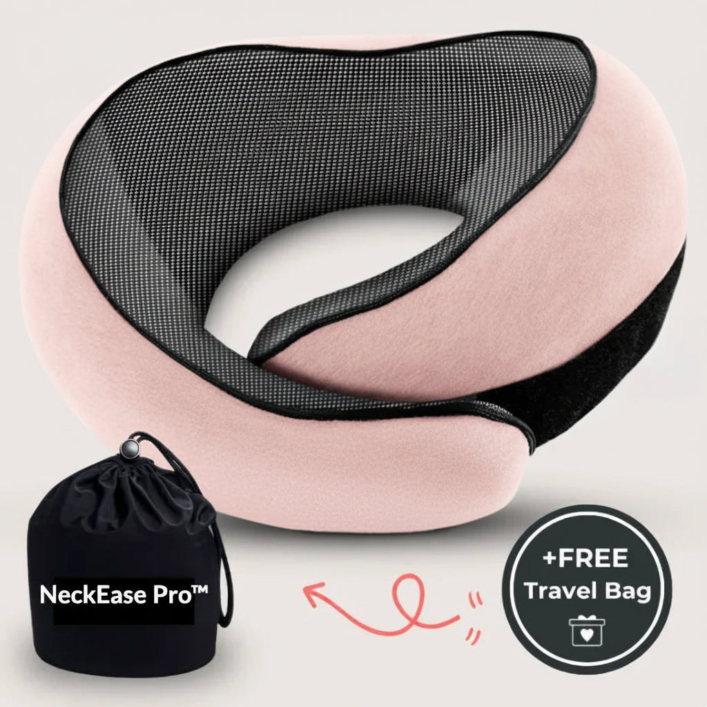 NECKEASE PRO™: FINALLY, NO MORE TRAVEL NECK PAIN